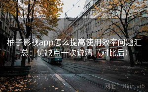 柚子影视app怎么提高使用效率问题汇总：优缺点一次说清（对比后）