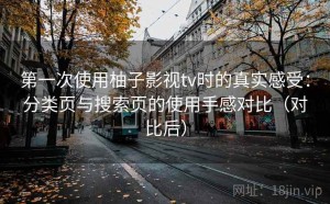 第一次使用柚子影视tv时的真实感受：分类页与搜索页的使用手感对比（对比后）