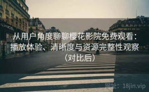 从用户角度聊聊樱花影院免费观看：播放体验、清晰度与资源完整性观察（对比后）