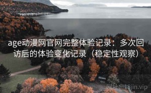 age动漫网官网完整体验记录：多次回访后的体验变化记录（稳定性观察）