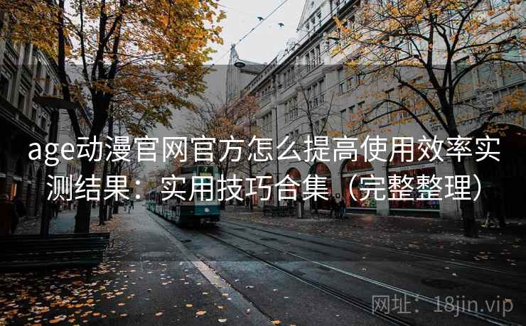 age动漫官网官方怎么提高使用效率实测结果：实用技巧合集（完整整理）
